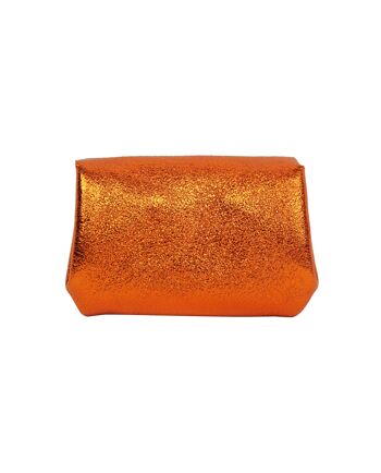 Porte-monnaie en cuir Léa PMD2603 Orange 5