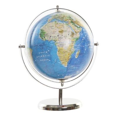 GLOBO TERRAQUEO ALUMINIO PVC 28X28X28 AZUL DH195487