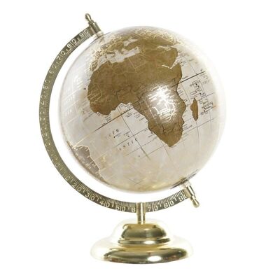 GLOBO TERRAQUEO ALUMINIO PVC 23X20X29 DORADO DH195490