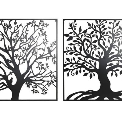 METAL WALL DECORATION 98X1X98 TREE 2 ASSORTED. DP201990