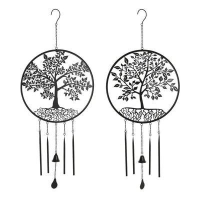 METAL HANGING DECORATION 40X4X96 TREE 2 ASSORTED. DP201993