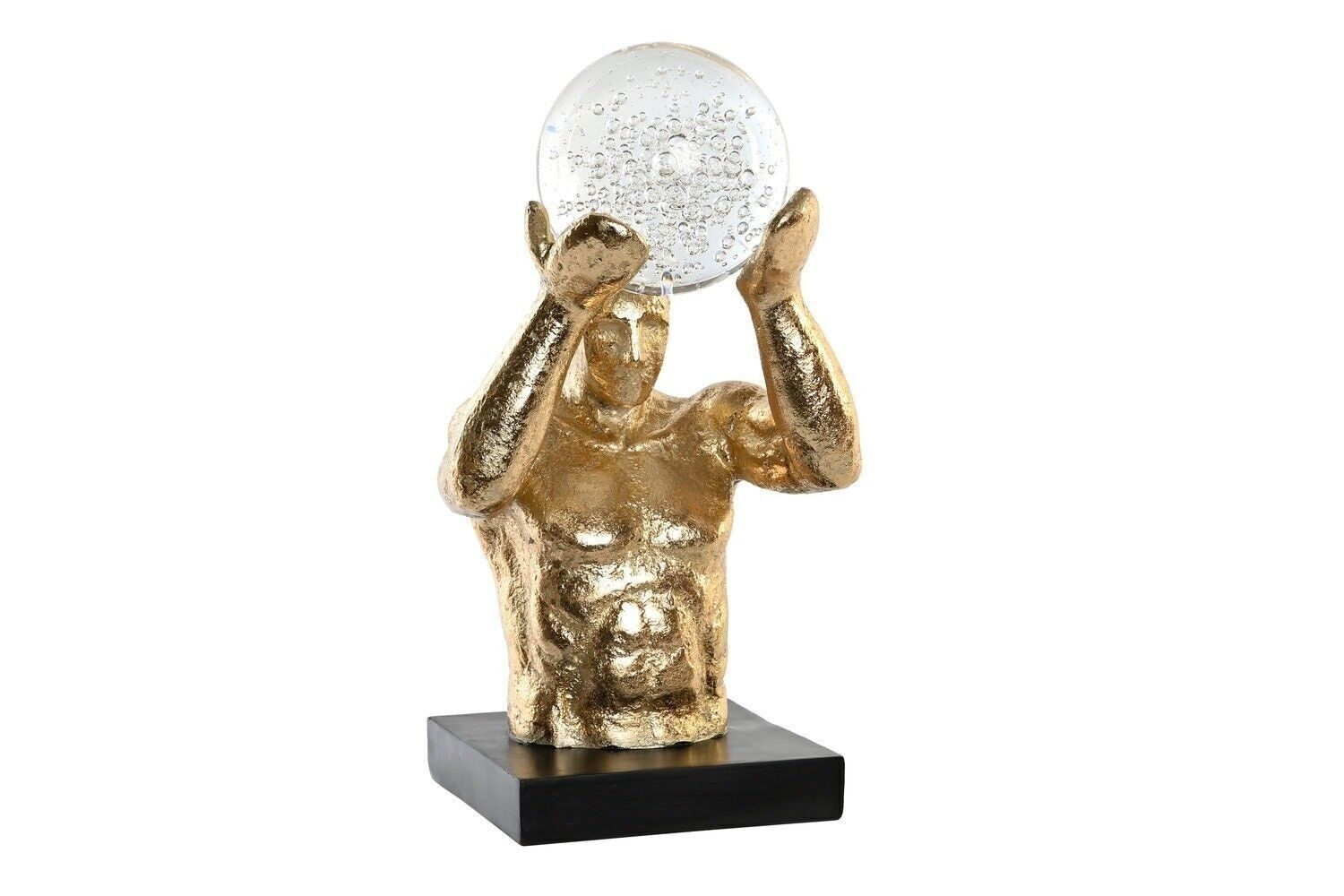 RESIN FIGURE 17X16X31,5 GOLDEN MAN FD203244
