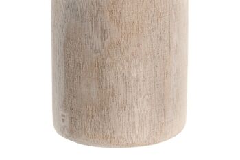 PAULOWNIA VASE 10X10X29 MARRON NATUREL JR206085 3