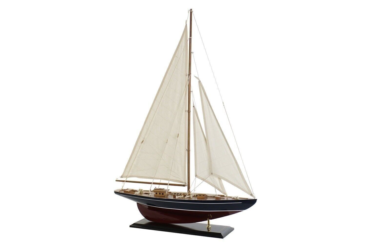 BARCA LEGNO COTONE 42X9X60 BLU LM203829