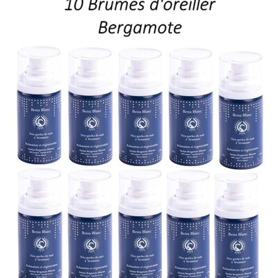 10 brumes d'oreiller Bergamote - Prix réduit