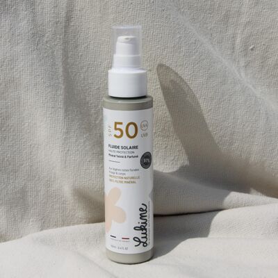 Mineral sunscreen “fluid” cream