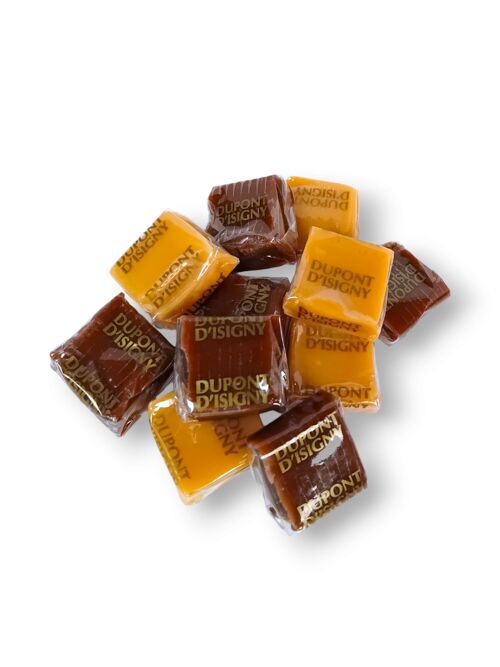 Sachet de Caramels Dupont d'Isigny Vanille & Chocolat 120g