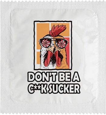 Préservatif: Don't be a cock sucker 1 2