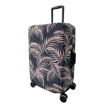 Periea Elasticated Luggage Cover - Peach Leaves 4 sizes