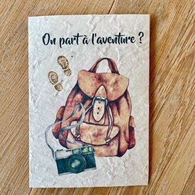 Plantable card – Are we going on an adventure?