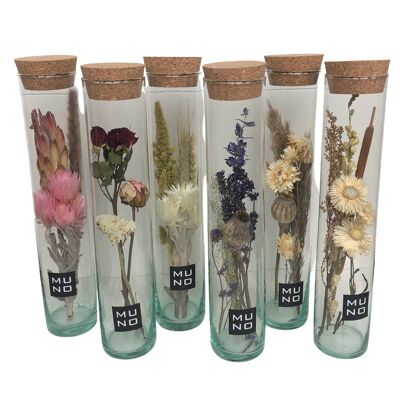 Set of tubes 20 & 30 cm of Dried Flowers