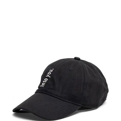 Into You Baseball Cap in Black