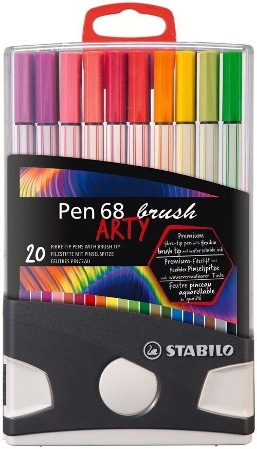 Feutres pinceau - ColorParade x 20 STABILO Pen 68 brush ARTY