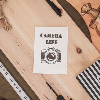 HV Carte postale Camera Life - A6 4
