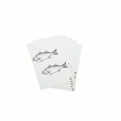 HV Postkarte Fisch - A6