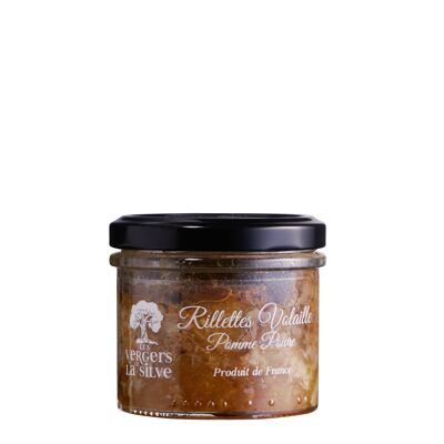 RILLETTES DE VOLAILLES POMME POIVRE 100G