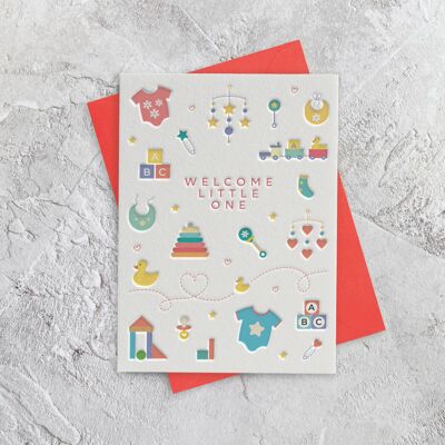 New Baby Impressed - Greeting Card
