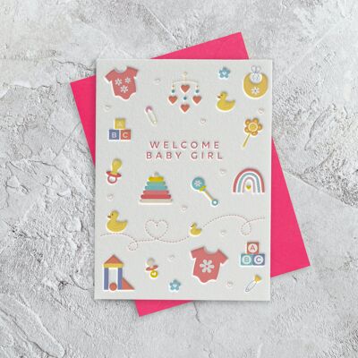 Baby Girl - Greeting Card