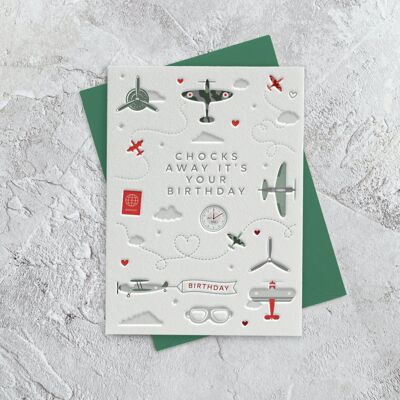 Aviones- Tarjetas de felicitación