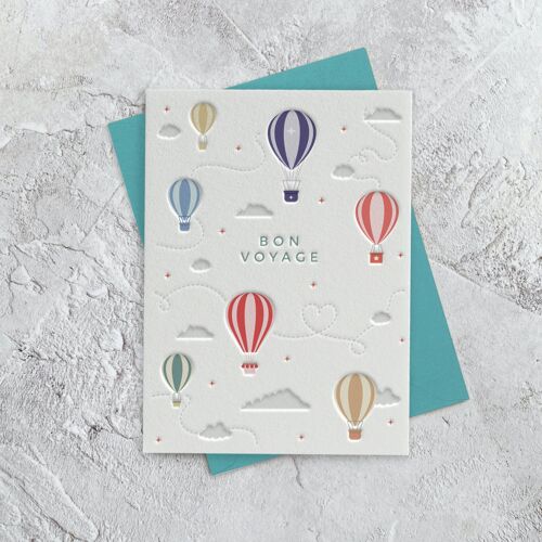Hot Air Balloon - Greeting Card