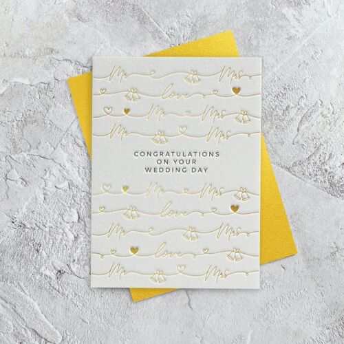 Wedding Day - Greeting Card