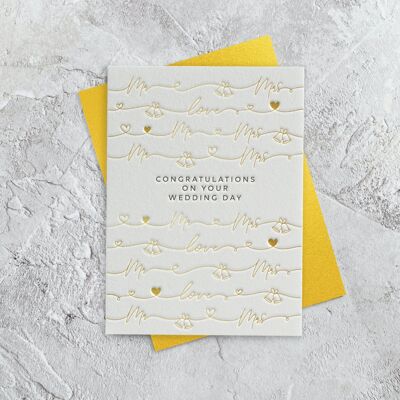 Wedding Day - Greeting Card