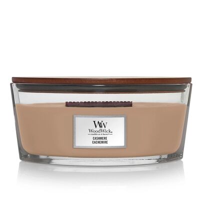 Cashmere Ellipse Wood Wick Candle