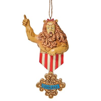 Cowardly Lion Courage (Hanging Ornament)