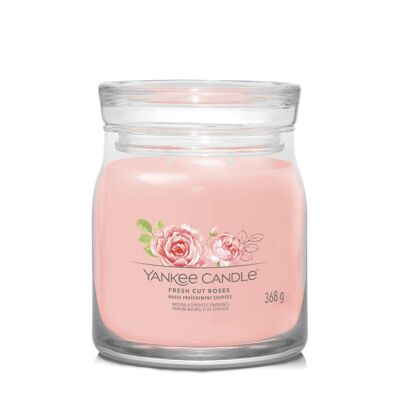 Fresh Cut Roses Signature Medium Jar Yankee Candle