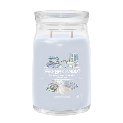 A Calm & Quiet Place Signature Large Jar Yankee Candle