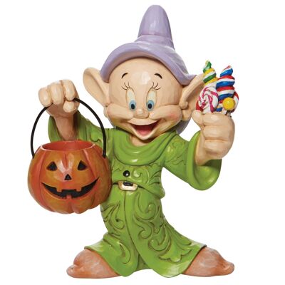 Cheerful Candy Collector - Snow White Dopey Trick-or-Treating Figurine - DisneyTraditions by Jim Shore