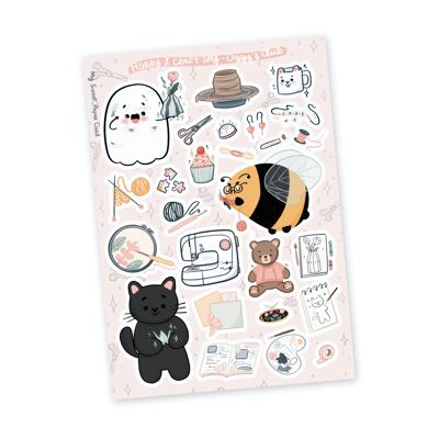 Oggy's Club - Hobbies & Crafts - Stickers Sheet