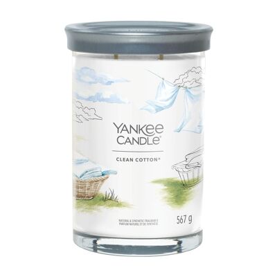 Clean Cotton Signature Large Tumbler Yankee Candle