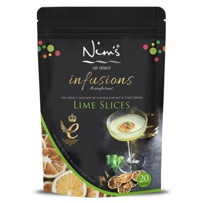 Nim's Air Dried Lime Drink Garnish (20 slices)