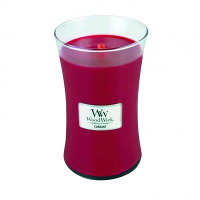 Currant Large Hourglass Wood Wick Candle