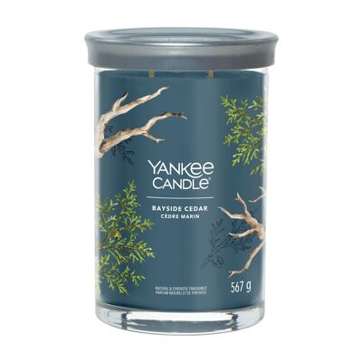 Bayside Cedar Signature Large Tumbler Yankee Candle