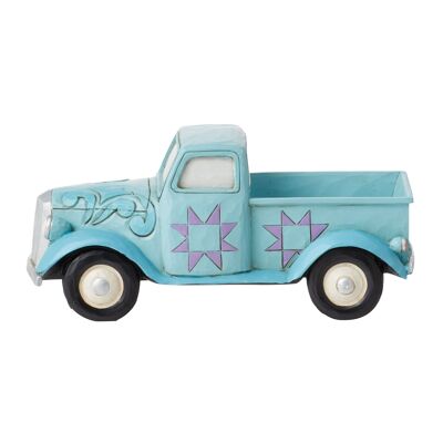 Blue Mini Pickup Figurine by Jim Shore