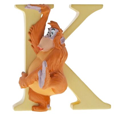 "K" - King Louie Decorative Alphabet Letter by Enchanting Disney
