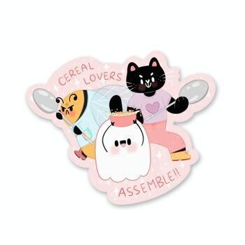 Oggy's Club - Cereal Lovers Assemble - Stickers individuel