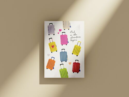 Suitcases - Greeting Card