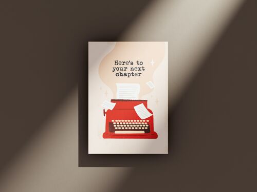 Typewriter - Greeting Card