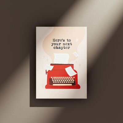 Typewriter - Greeting Card