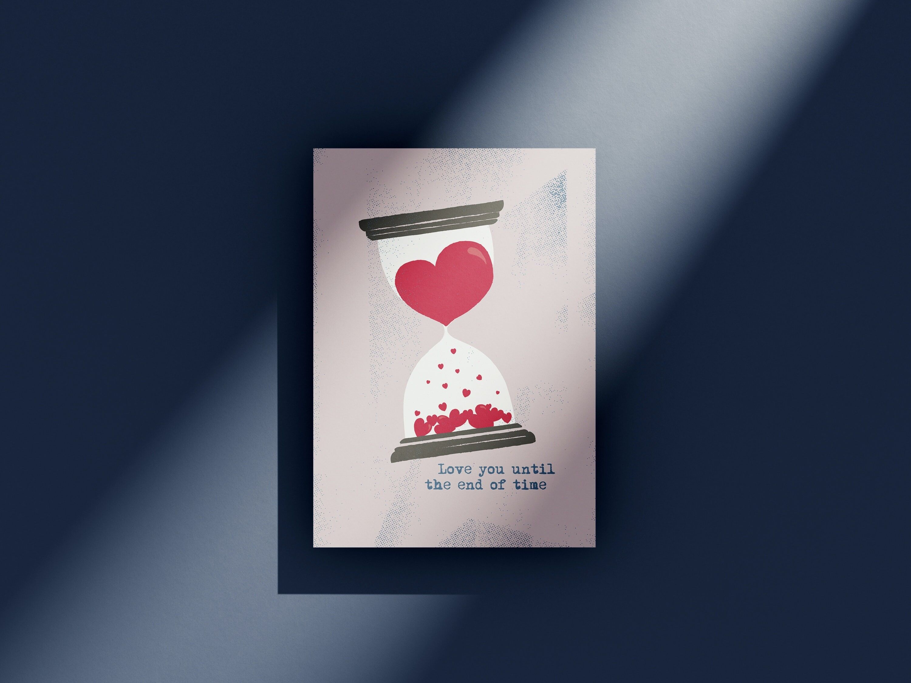 'Till The End of Time v- Greeting Card