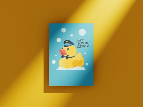 Ducking Birthday - Greeting Card
