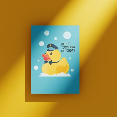 Ducking Birthday - Greeting Card