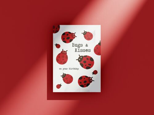 Bugs and Kisses - Greeting Card