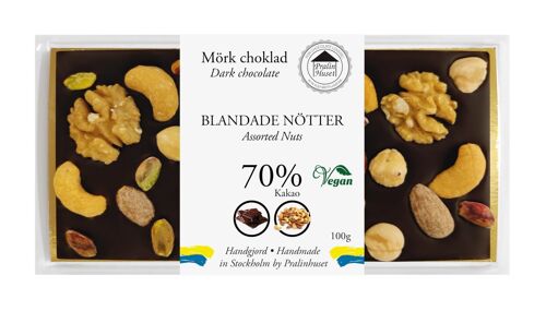70% Dark Chocolate - Mixed Nuts
