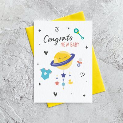 Félicitations bébé - Carte de vœux