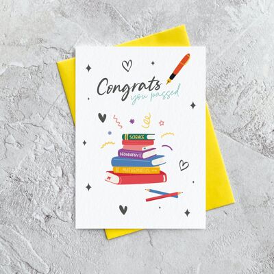 Congrats Exams - Greeting Card