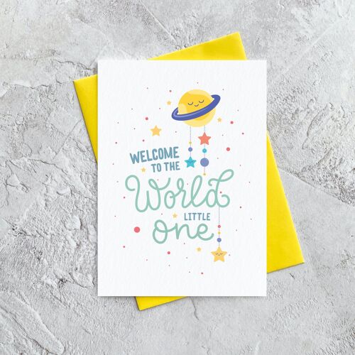 Welcome to the world - Greeting Card